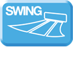 Mode of vertical swing of the slat