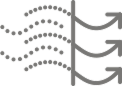 Horizontal air flow
